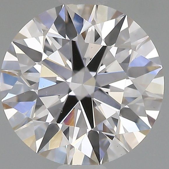 IGI 1.23 CTW Round Cut Lab Diamond Ring 14k Gold, F-VS1 - Picture 5 of 5